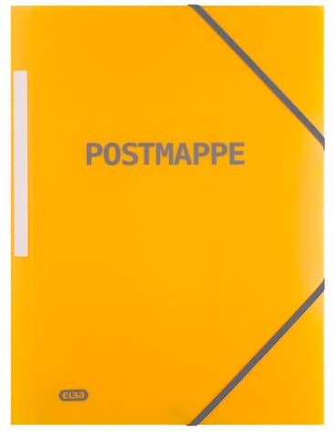 Oxford Postmappe, Din A4, Pp, Transparent-Gelb