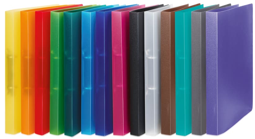 Herma Ringbuch, Din A4, 2-Ring-Mechanik, Transluzent-Türkis
