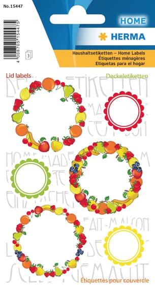 Herma Deckeletiketten Home , New Look Obst I,