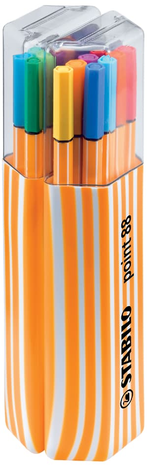 Stabilo Fineliner Point 88, 20er Twin-Pack
