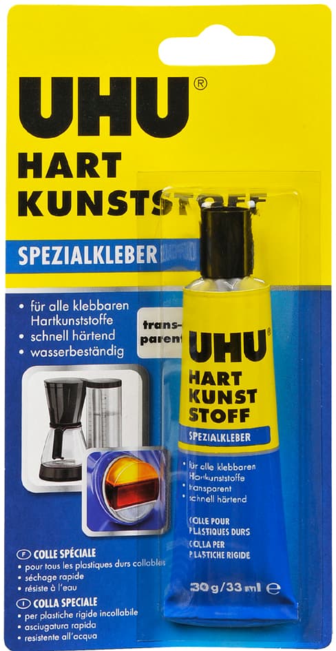 Uhu Spezialkleber Hart Kunststoff, 30 G In Der Tube