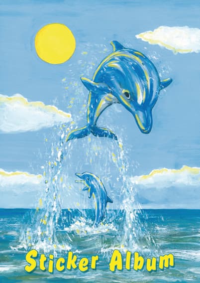 Herma Stickeralbum , Der Kleine Delfin, , Din A5