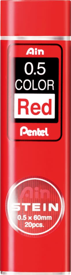 Pentel Druckbleistift-Farbmine Ain Stein, Rot