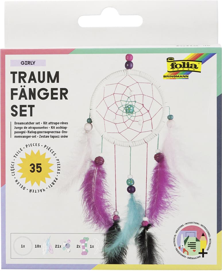 Folia Traumfänger-Set , Girly, , 35-Teilig