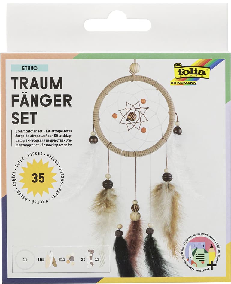 Folia Traumfänger-Set , Ethno, , 35-Teilig