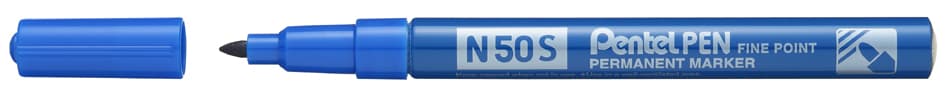 Pentel Permanent-Marker N50s, Rundspitze Fein, Blau