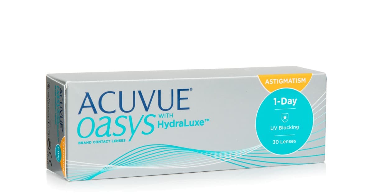 Acuvue Oasys 1-Day With Hydraluxe For Astigmatism (30 Linsen)