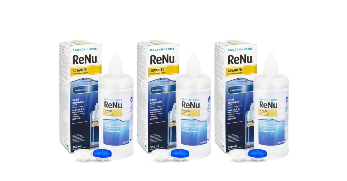 Renu Advanced 3 X 360 Ml Mit Behälter