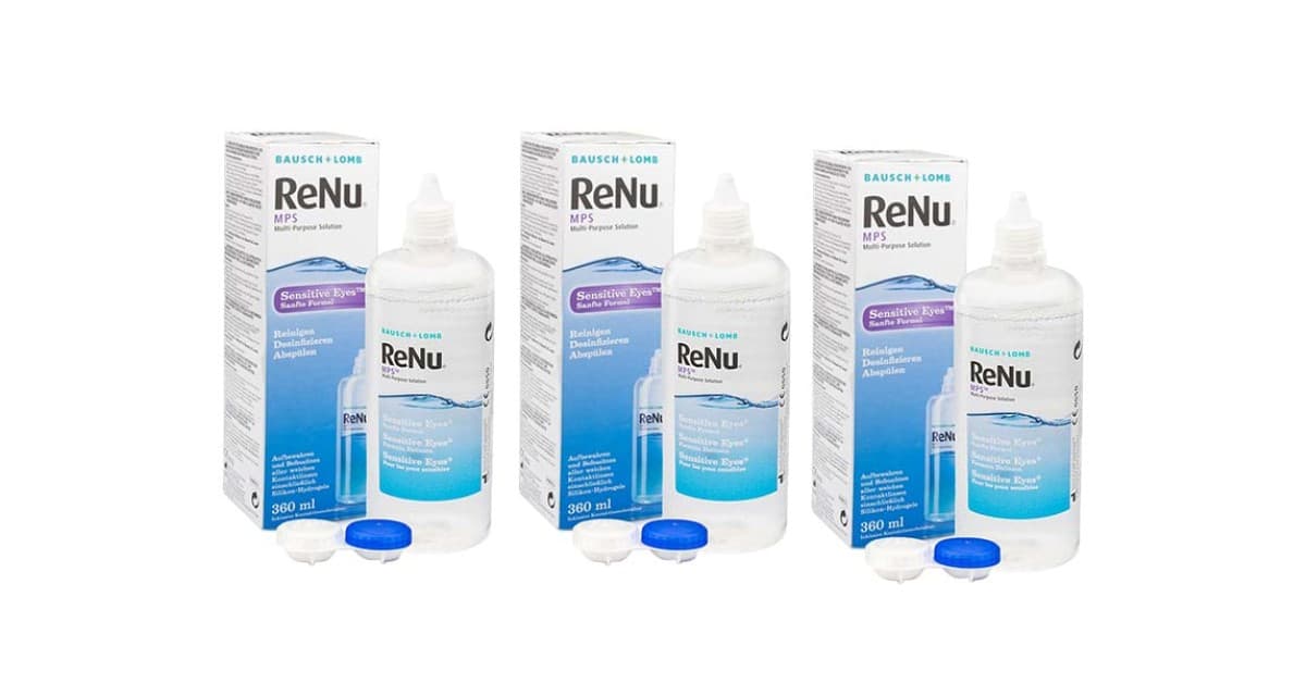 Renu Mps Sensitive Eyes 3 X 360 Ml Mit Behälter
