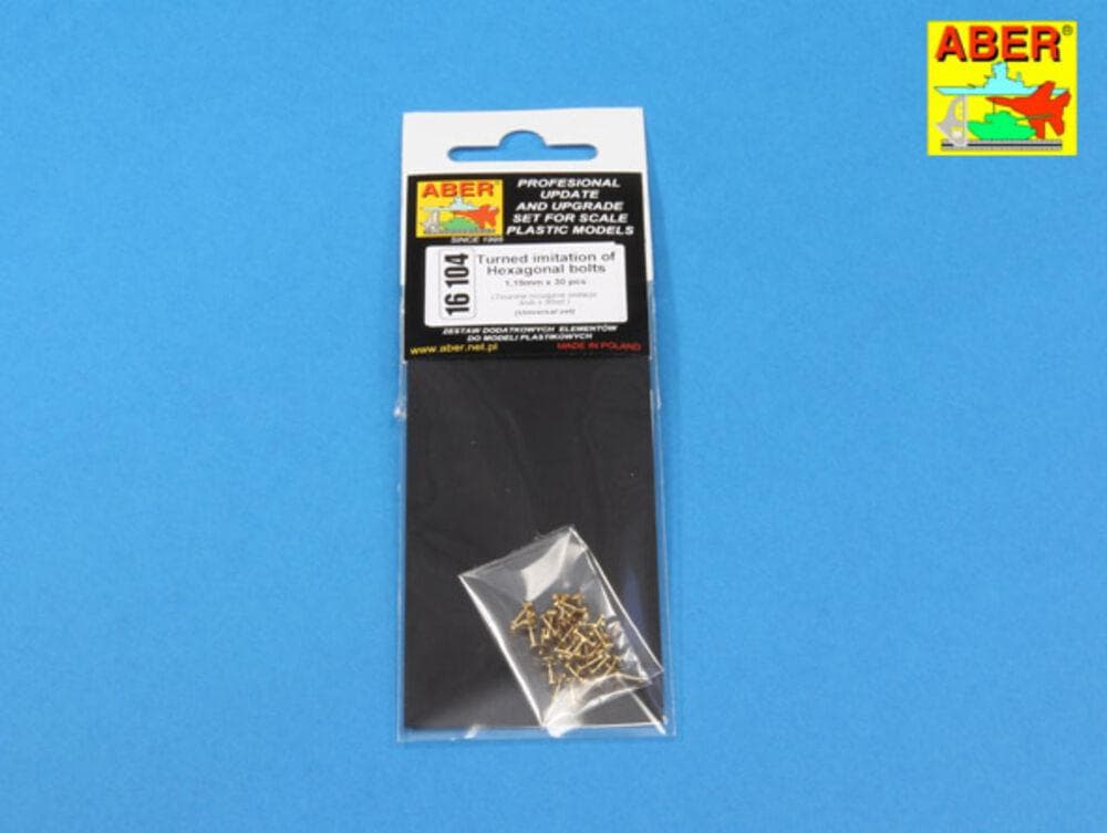 Turned Imitation Of Hexagonal Bolts 1.19 Mm X 30 Pcs.