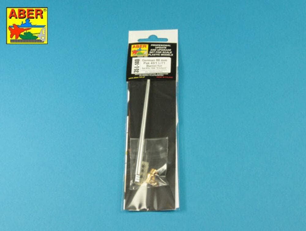 German 88 Mm Pak 43/1 L/71 Barrel For Elefant [Tamiya]