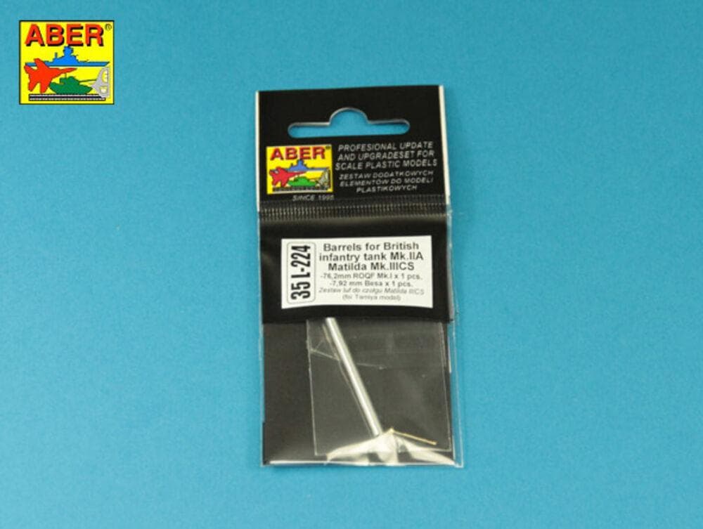 Barrel Roqf Mk.I 76,2mm For Matilda Mk.Iiics  With Besa Mg Barrel
