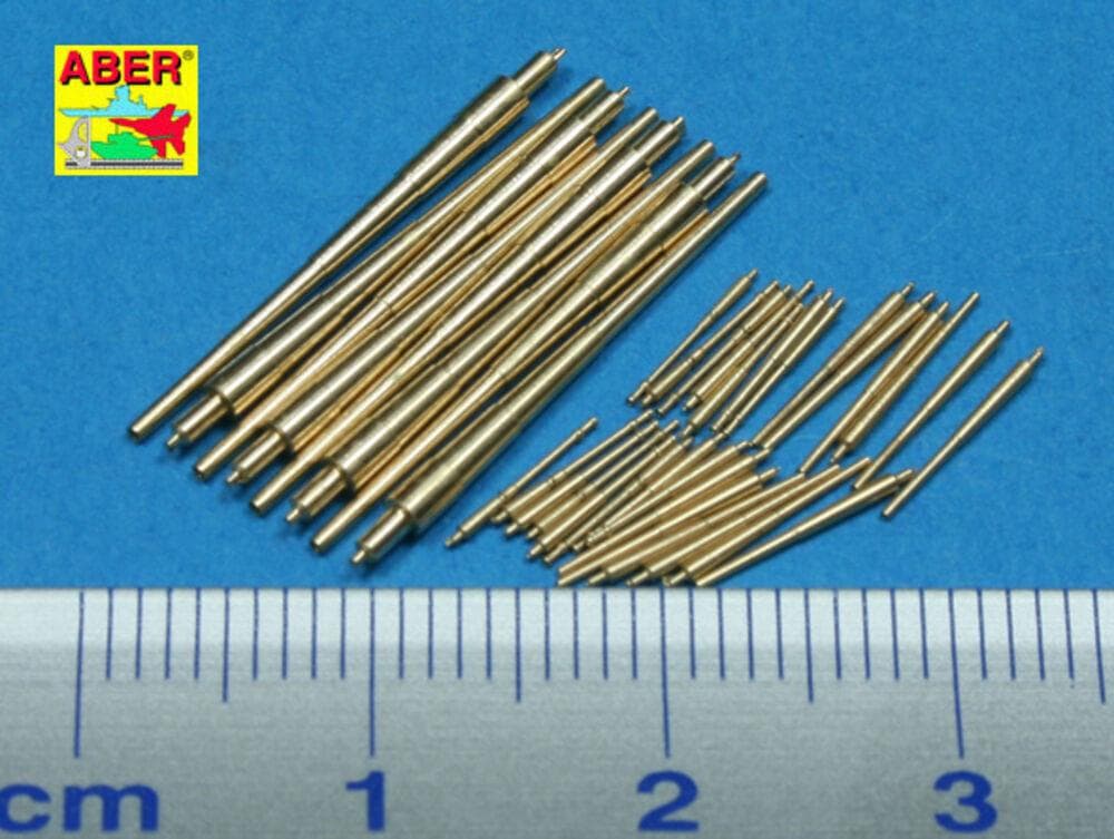 Set Of Barrels For Bismarck Class Battleships 380mm X 8 150mm X 12 105mm X 16