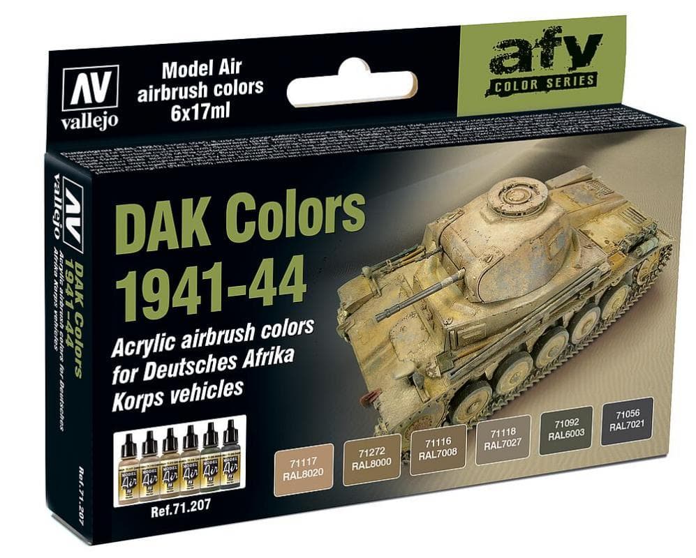 Deutsches Afrika-Korps - Farbset - 6 X 17 Ml