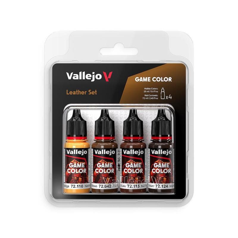 Farb-Set Leder (4 X 18 Ml)
