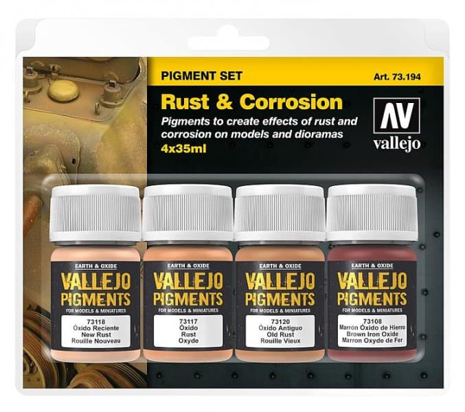 Pigment-Set Rost Und Korrosion