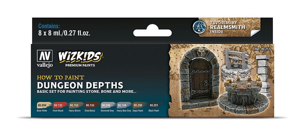 Wizkids Dungeon Depths - Farb-Set 8 X 8 Ml