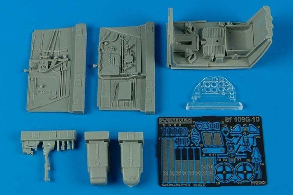 Messerschmitt Bf 109 G-10 - Cockpit Set [Hasegawa]