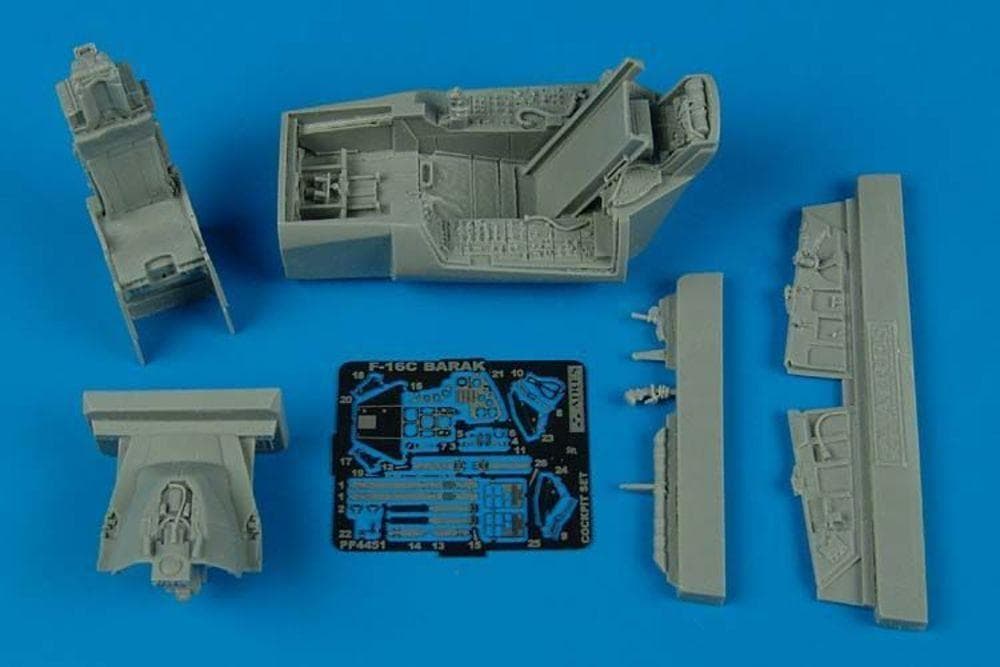 F-16c Barak - Cockpit Set [Hasegawa]
