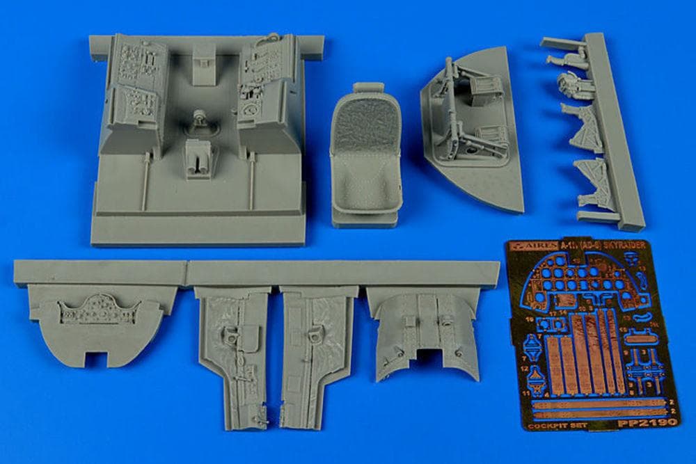 A-1d (Ad-6) Skyraider - Cockpit Set [Trumpeter]