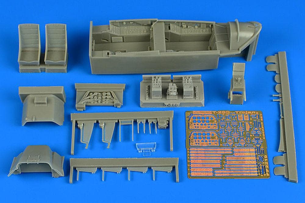 T-28c Trojan - Cockpit Set [Kitty Hawk]