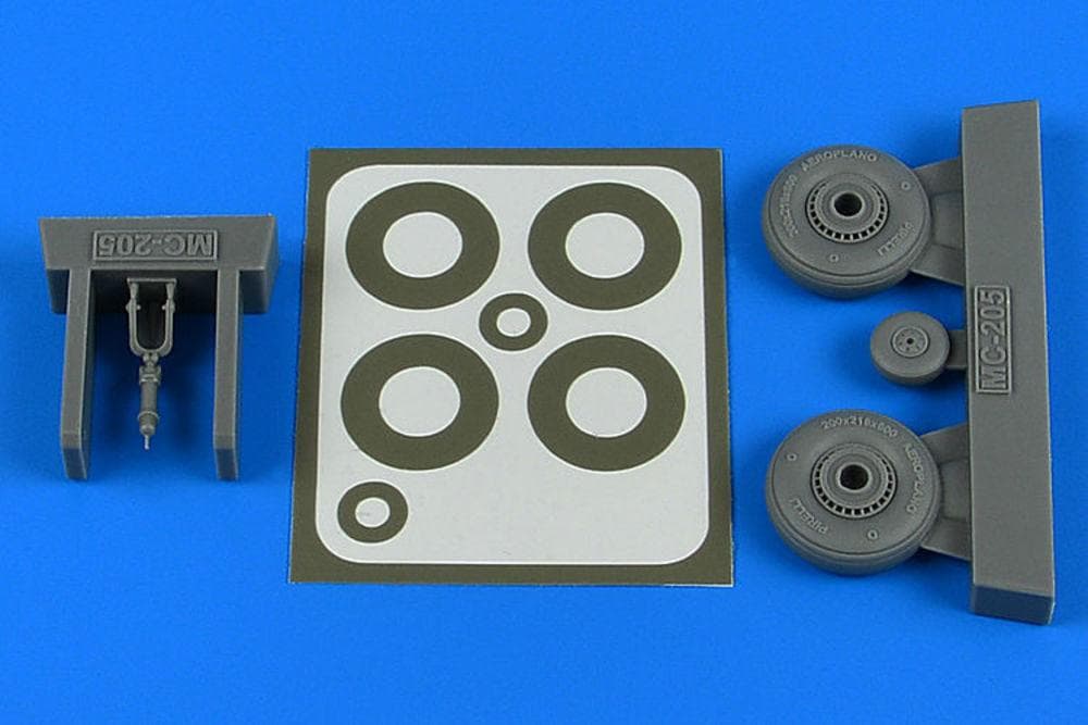 Macchi Mc.205 - Wheels & Paint Masks [Hasegawa]