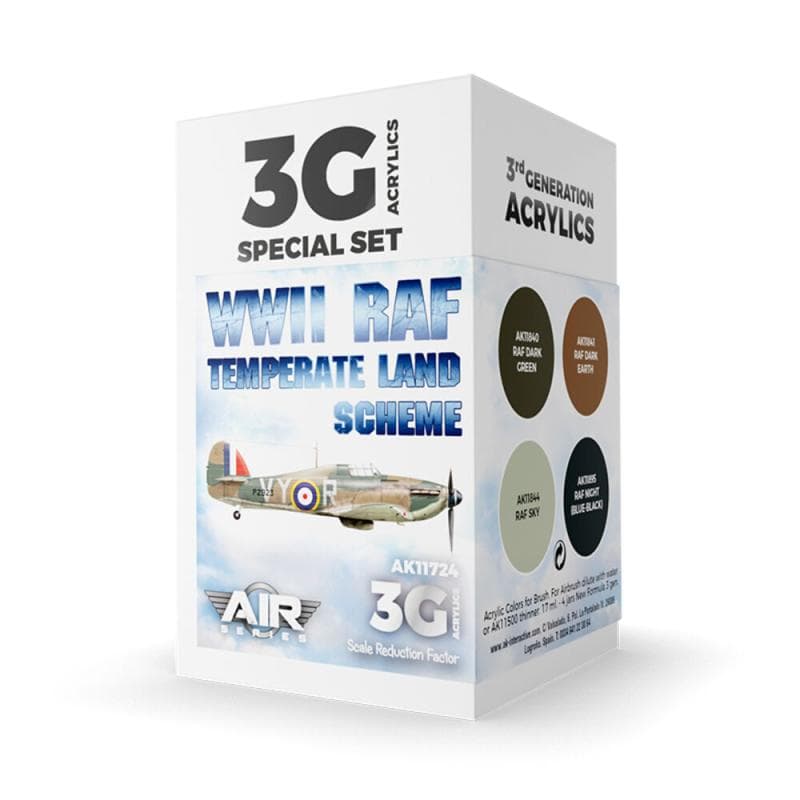 Wwii Raf Temperate Land Scheme Set 3g
