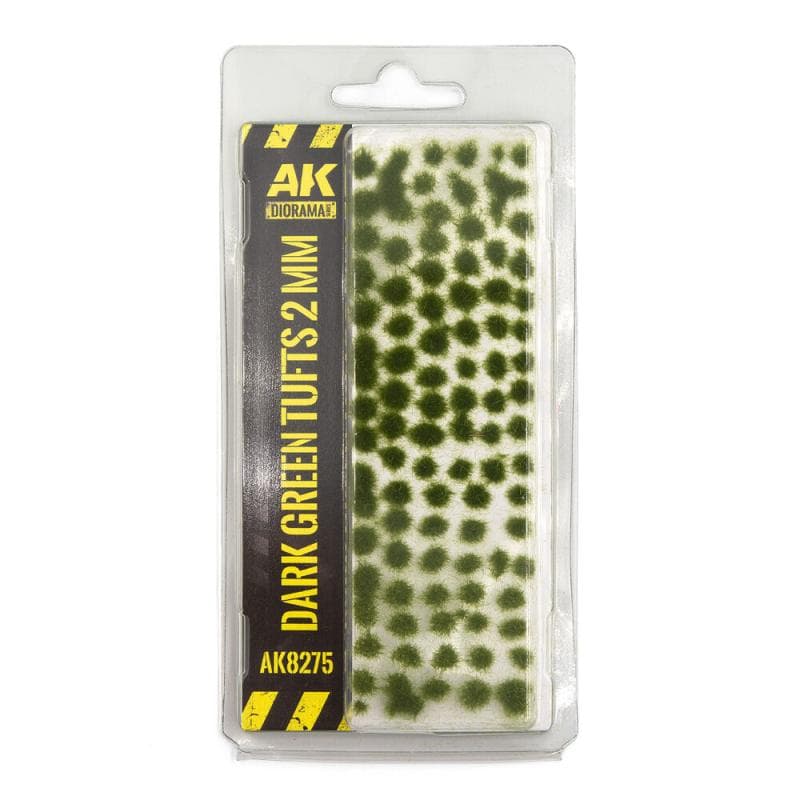Dark Green Tufts - 2mm