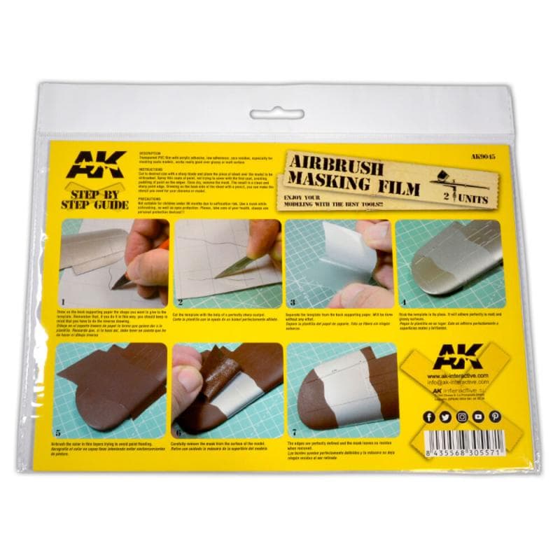 Airbrush Masking Film - 2 Units