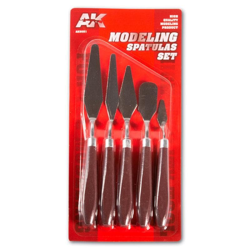 Set De EspãTulas Para Modelismo / Modelism Spatulas Set