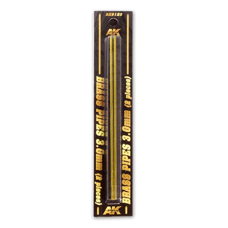Brass Pipes 3,0mm, 2 Units
