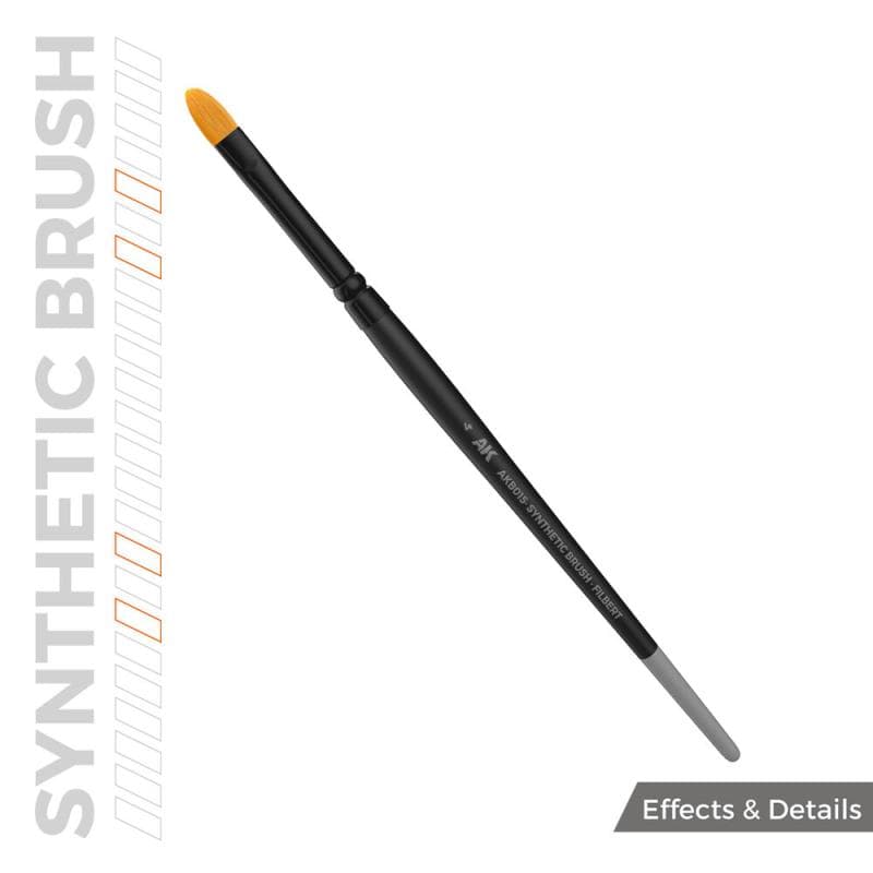 Ak Synthetic Brush - Filbert 4