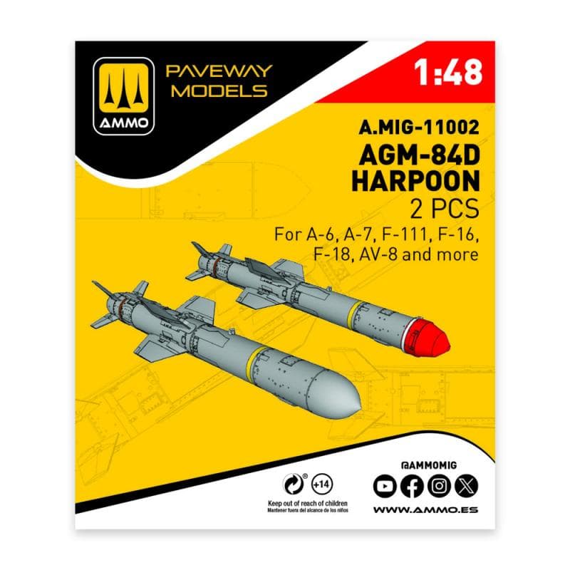 Agm-84d Harpoon (2 Pcs)