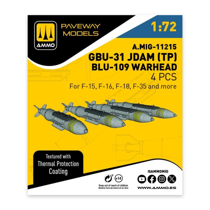 Gbu-31 Jdam (With Thermal Protection), Blu-109 Warhead