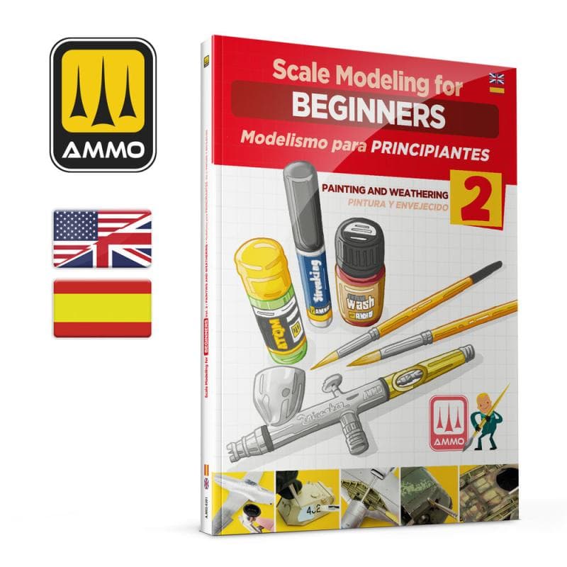 Scale Modeling For Beginners Vol. 2: Paint & Weathering - Bilingual Book