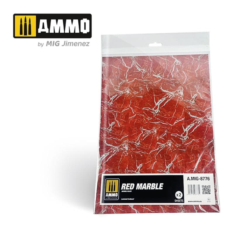 Red Marble. Sheet Of Marble - 2 Pcs