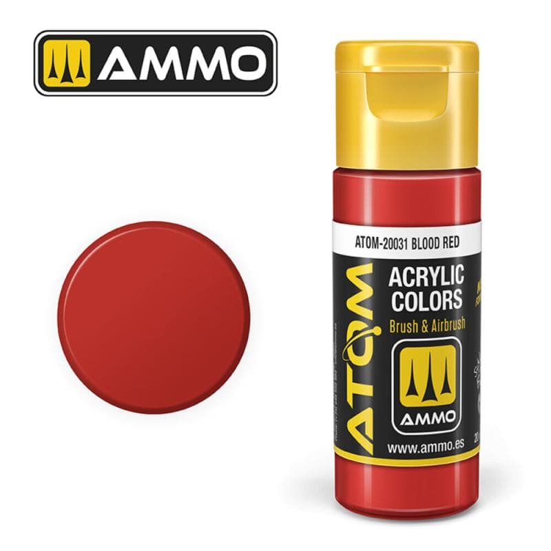 Atom Color Blood Red