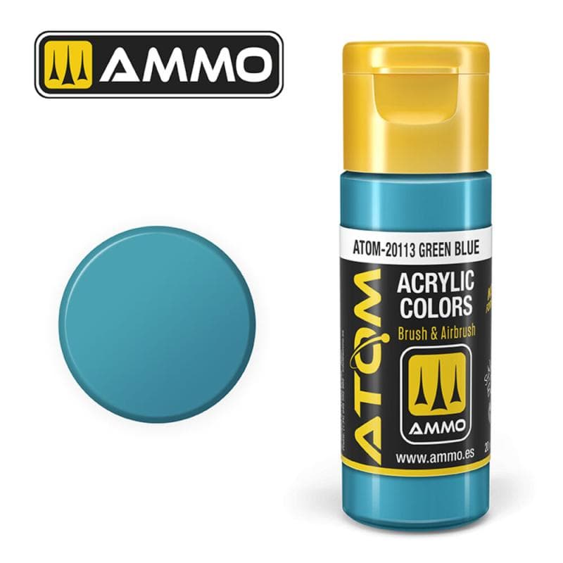 Atom Color Green Blue