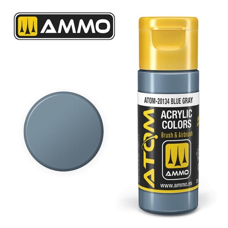 Atom Color Blue Gray