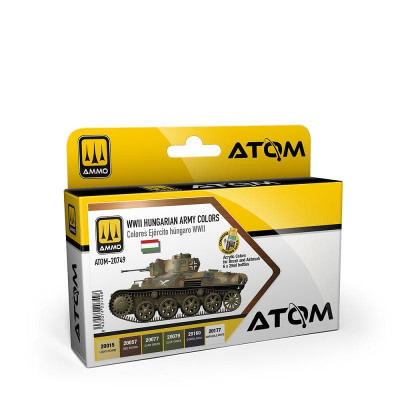 Atom Wwii Hungarian Army Colors Set
