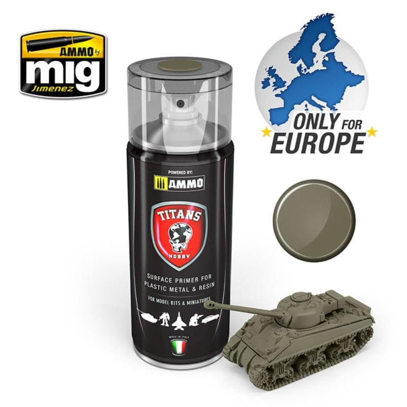 U.S. Olive Drab Matt Primer - Titans Hobby