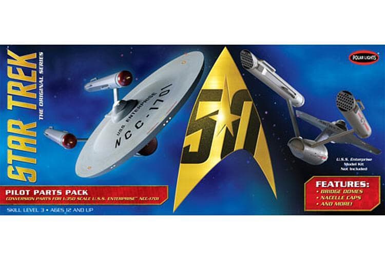 Star Trek Tos U.S.S. Enterprise Pilot Parts Pack