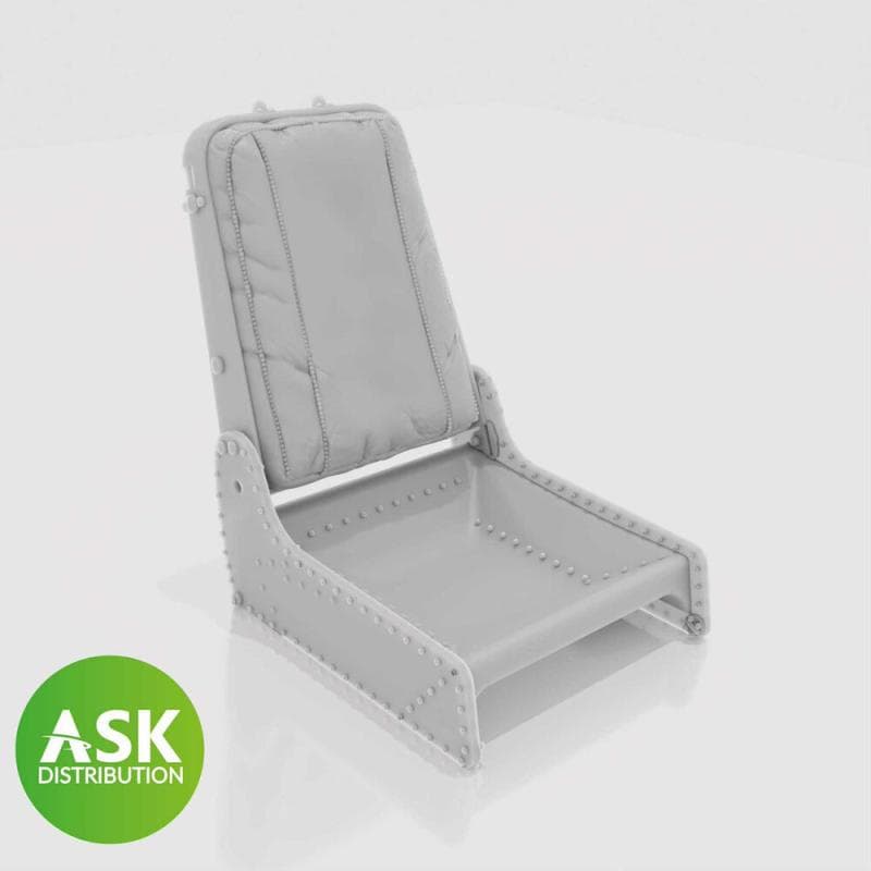 Messerschmitt P.1101 Seat (Me 262) Type Excluding Seat Belts - 3d Print [Das Werk]