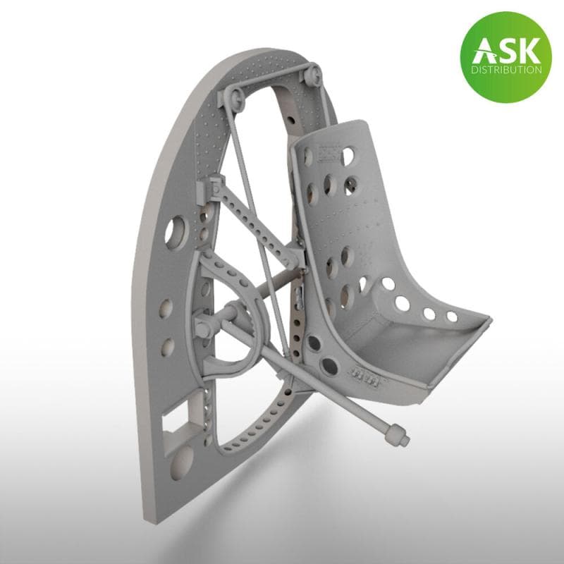 A6m Bulkhead With Seat In Bottom Position - Ask 3d Print [Tamiya]