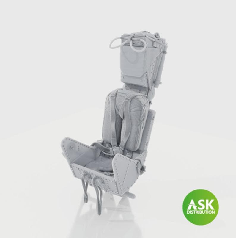M.B. Mk.2 Ejection Seat With Seat Belts [Airfix]