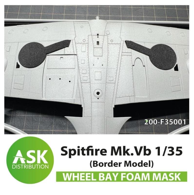 Spitfire Mk.Vb Wheel Bays - Foam Flexibel Express Fit Mask [Border Model]