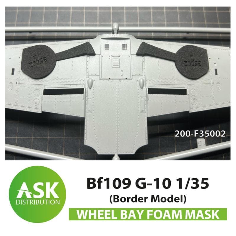 Bf 109g-10 Wheel Bays - Foam Flexibel Express Fit Mask [Border Model]