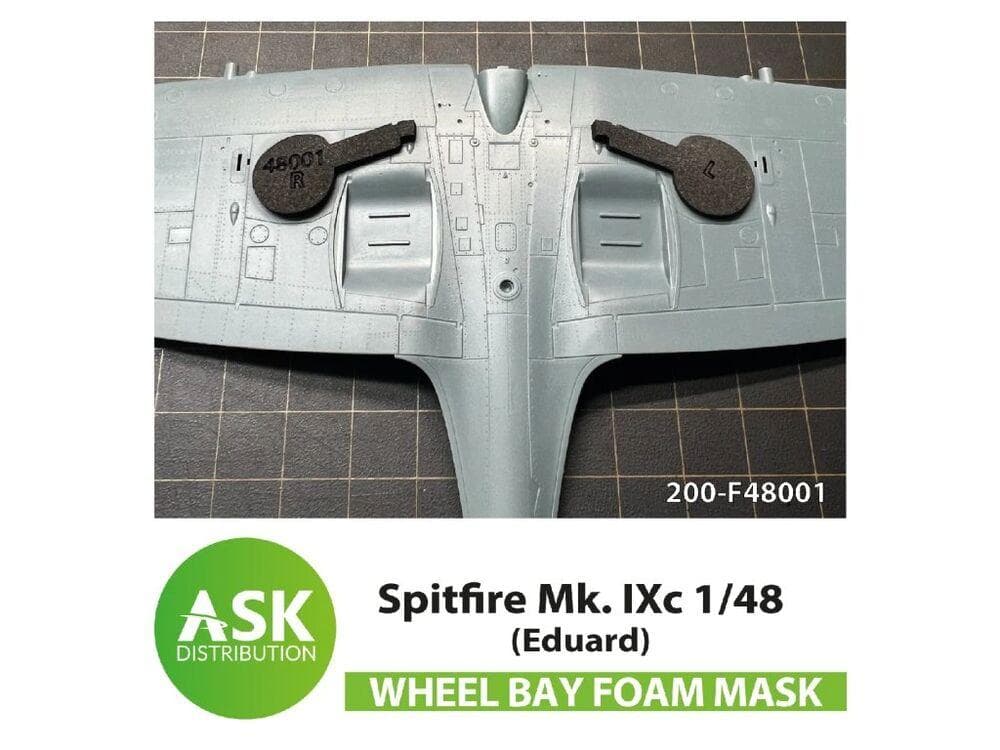 Bf 109g Foam Flexibel Wheel Bay Mask [Eduard]