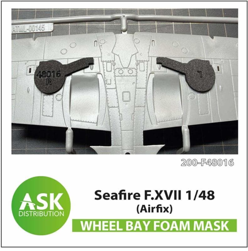 Seafire F.Xvii - Foam Flexibel Wheel Bay Mask [Airfix]