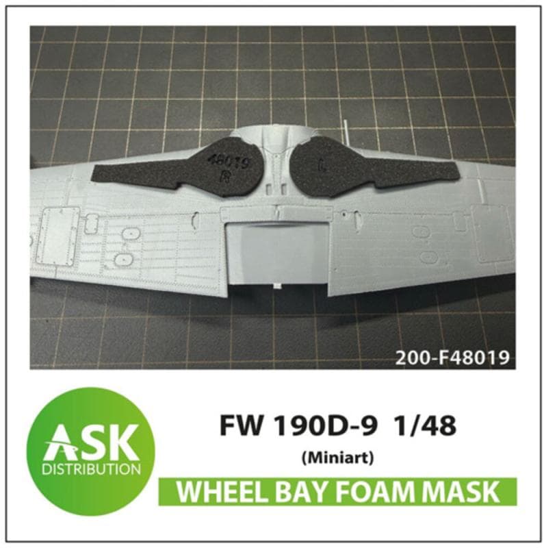 Fw 190d - Flexibel Foam Wheel Bay Mask [Miniart]